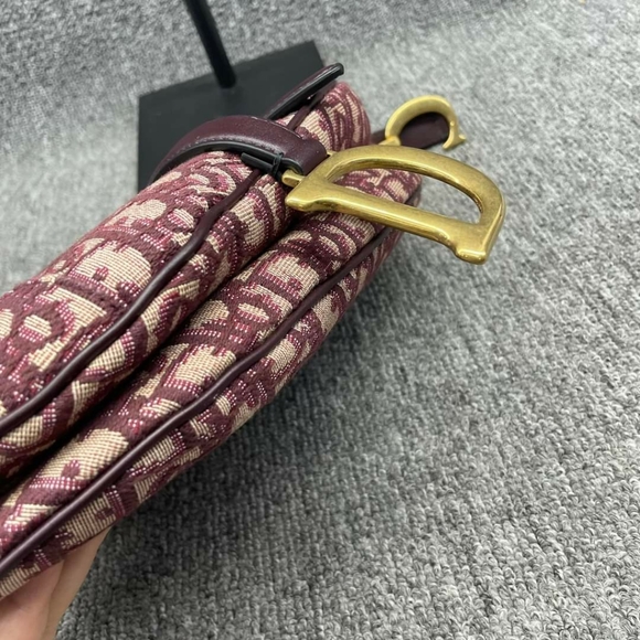 100% Authentic Dior Saddle Small Cloth Crossbody Bag - Picture 8 of 16